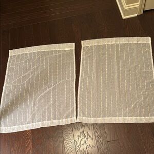 Sheer Striped Window Panels